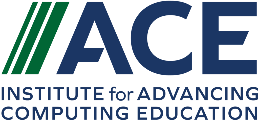 The logo for IACE, the Institute for Advancing Computing Education